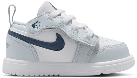 Jordan AJ1 Low Peuterschoenen - Wit - Maat 27 - Mesh/Synthetisch White