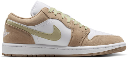 Jordan AJ1 Low Sneakers Dames - Bruin - Maat 36.5 - Mesh/Synthetisch Brown
