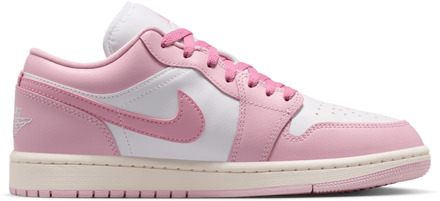 Jordan AJ1 Low Sneakers Dames - Rood - Maat 37.5 - Mesh/Synthetisch Red