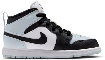 Jordan Aj1 Mid Babyschoenen - Zwart - Maat 18 - Mesh/Synthetisch Black