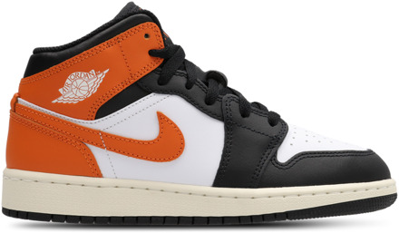 Jordan Aj1 Mid Kindersneakers - Bruin - Maat 37.5 - Leer Brown