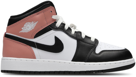 Jordan Aj1 Mid Kindersneakers - Wit - Maat 38.5 - Leer White