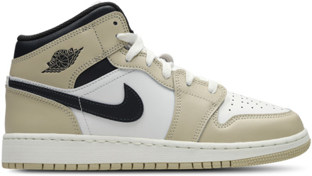 Jordan Aj1 Mid Kindersneakers - Wit - Maat 39 - Leer White
