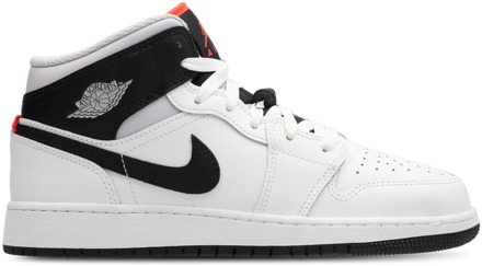 Jordan Aj1 Mid Kindersneakers - Wit - Maat 40 - Leer White
