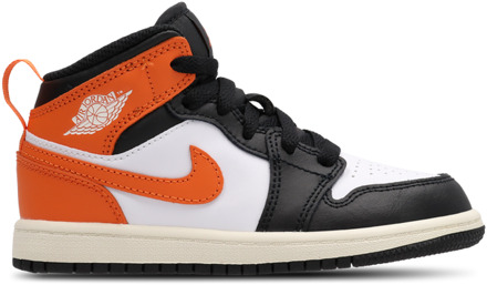 Jordan Aj1 Mid Peuterschoenen - Bruin - Maat 32 - Leer Brown