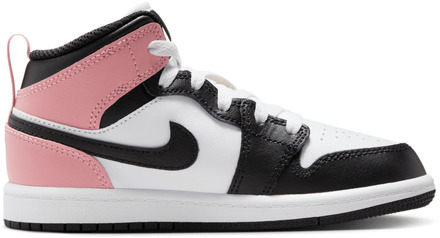 Jordan Aj1 Mid Peuterschoenen - Wit - Maat 31 - Leer White