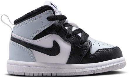 Jordan Aj1 Mid Peuterschoenen - Zwart - Maat 37.5 - Mesh/Synthetisch Black