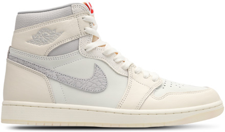 Jordan Aj1 Retro High Og Sneakers Heren - Wit - Maat 47.5 - Leer White