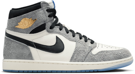Jordan AJ1 Retro High Sneakers Heren - Grijs - Maat 40.5 - Leer Grey