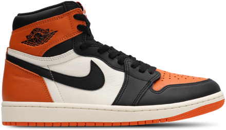 Jordan AJ1 Retro High Sneakers Heren - Zwart - Maat 42.5 - Leer Black