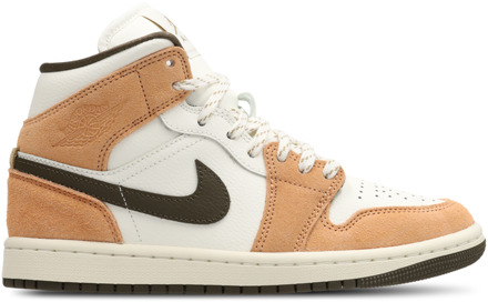 Jordan Aj1 Sneakers Dames - Wit - Maat 41 - Leer White
