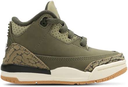 Jordan AJ3 Babyschoenen - Olijf - Maat 26 - Leer Olive
