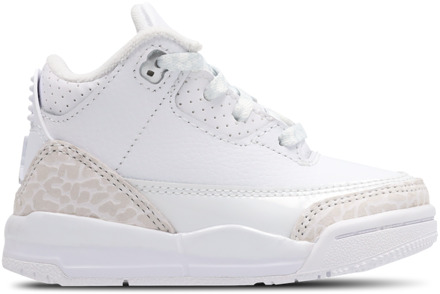 Jordan Aj3 Retro Babyschoenen - Wit - Maat 25 - Leer White