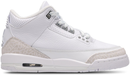 Jordan Aj3 Retro Kindersneakers - Wit - Maat 39 - Leer White