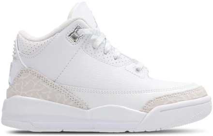 Jordan Aj3 Retro Peuterschoenen - Wit - Maat 28 - Leer White