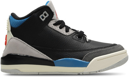 Jordan Aj3 Retro Peuterschoenen - Zwart - Maat 33.5 - Leer Black