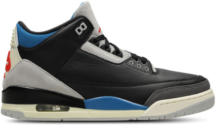 Jordan Aj3 Retro Sneakers Heren - Zwart - Maat 42.5 - Leer Black