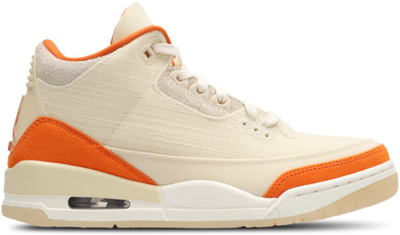 Jordan AJ3 Sneakers Dames - Oranje - Maat 38 - Leer, Synthetisch Orange