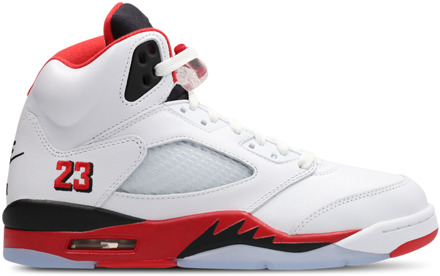 Jordan Aj5 Retro Sneakers Heren - Wit - Maat 42.5 - Leer White