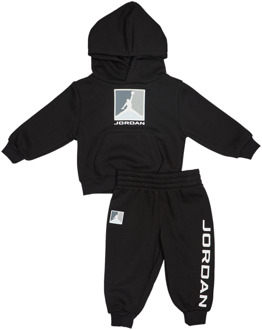 Jordan Baseline Trainingspakken Baby - Zwart - Maat 74 - 80 CM - Katoen Fleece Black