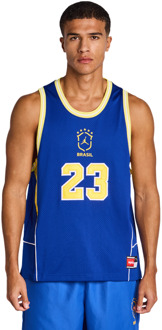 Jordan Brazil Truien/Replica's Heren - Blauw - Maat M - Poly Jersey Blue