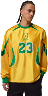 Jordan Brazil Truien/Replica's Heren - Geel - Maat S - Poly Jersey Yellow