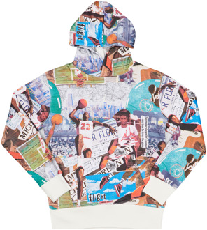 Jordan Brooklyn Aop Hoodies Kinder - Wit - Maat 137 - 147 CM White