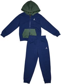 Jordan Brooklyn Color Block Trainingspakken Peuter - Blauw - Maat 116 - 122 CM Blue