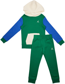 Jordan Brooklyn Color Block Trainingspakken Peuter - Groen - Maat 98 - 104 CM Green