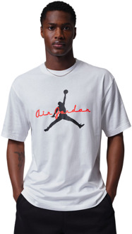 Jordan Brooklyn Graphic T-shirt T-shirts Heren - Wit - Maat XL - Katoen Jersey White