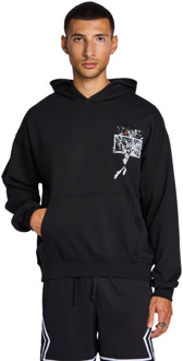 Jordan Brooklyn Hoodies Heren - Zwart - Maat XS - Katoen Fleece Black