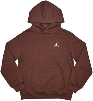 Jordan Brooklyn Hoodies Kinder - Bruin - Maat 128 - 137 CM - Katoen Fleece Brown
