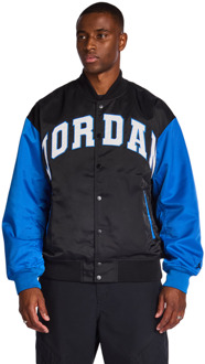 Jordan Brooklyn Jassen Heren - Zwart - Maat S - Katoen Canvas Black