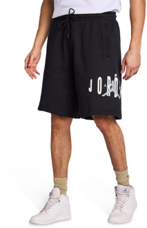 Jordan Brooklyn Korte Broeken Heren - Zwart - Maat XL - Poly Fleece Black