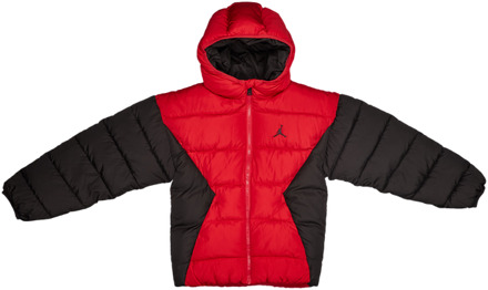 Jordan Brooklyn Puffer Jassen Kinder - Rood - Maat 128 - 137 CM - Poly Woven Red