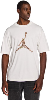 Jordan Brooklyn T-shirts Heren - Wit - Maat S - Katoen Jersey White