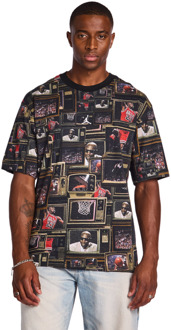 Jordan Brooklyn T-shirts Heren - Zwart - Maat M - Katoen Jersey Black