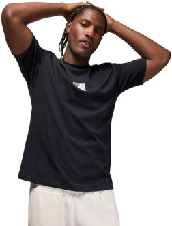 Jordan Brooklyn T-shirts Heren - Zwart - Maat XS - Katoen Jersey Black