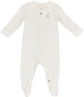 Jordan Bubble Knit Trainingspakken Baby - Wit - Maat 50 - 56 CM - Poly Fleece White