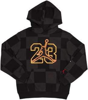 Jordan Deep Dish Hoodies Kinder - Zwart - Maat 158 - 170 CM - Katoen Fleece Black