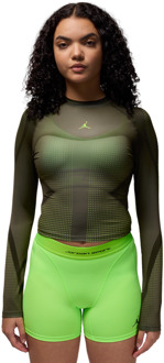 Jordan Dri-fit T-shirts Dames - Zwart - Maat S - Katoen Jersey Black