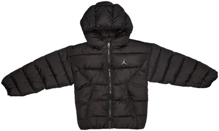 Jordan Essential Midweight Puffer Jassen Peuter - Zwart - Maat 110 - 116 CM Black