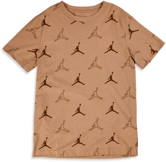 Jordan Essentials Aop - Basisschool T-shirts Brown - 147 - 158 CM