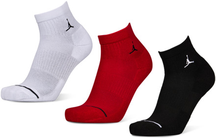 Jordan Everyday Max Ankle 3 Pack Sokken Unisex - Zwart - Maat 43 - 46 Black