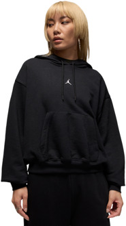 Jordan fleece Hoodies Dames - Zwart - Maat XL - Katoen Jersey Black