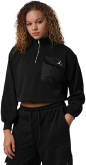 Jordan fleece Trainingspakken Dames - Zwart - Maat L - Katoen Jersey Black