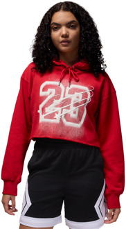 Jordan Flight Hoodies Dames - Rood - Maat L - Katoen Jersey Red