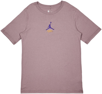 Jordan Flight T-shirts Kinder - Paars - Maat 158 - 170 CM - Katoen Jersey Purple
