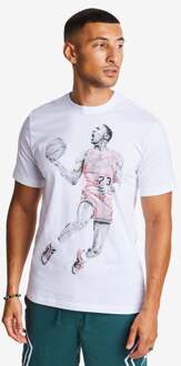 Jordan Gfx T-shirts Heren - Wit - Maat XS White