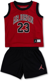 Jordan Jersey And Bb Short Set - Baby Tracksuits Red - 74 - 80 CM